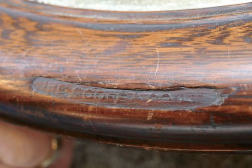 fig 3. An Oval Advertising Mirror, Pub Mirror for Ind Coope
