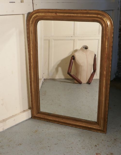 fig 2. French 19th Century Louis Philippe Gold Mirror