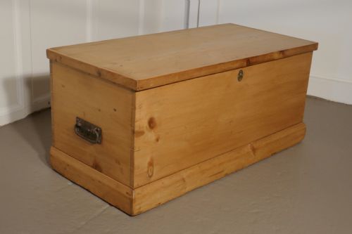 fig 2. Victorian Pine Blanket Box,