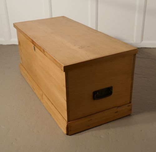 fig 4. Victorian Pine Blanket Box,