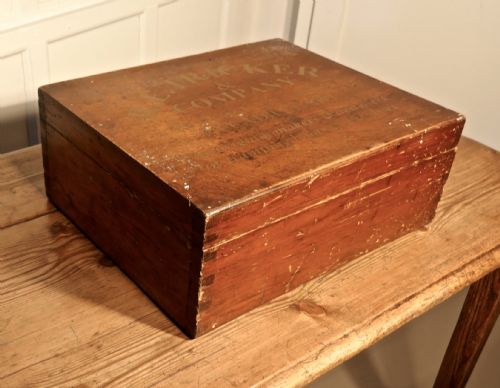 fig 1. A Wooden Shoe Box from Trickers of Northampton and London