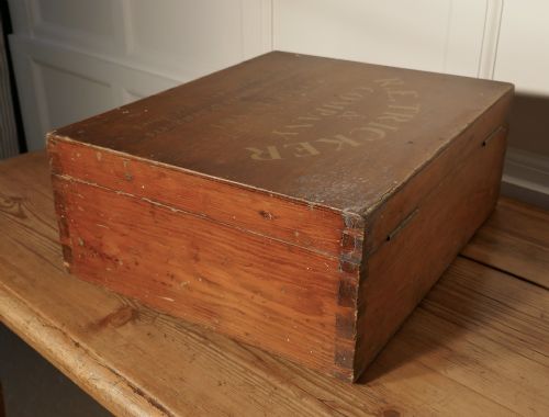 fig 3. A Wooden Shoe Box from Trickers of Northampton and London