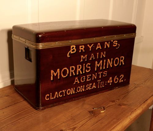 fig 1. Louis Vuitton Mahogany Automobile Running Board Tool Box for a Vintage Car