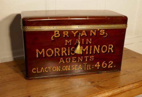 fig 3. Louis Vuitton Mahogany Automobile Running Board Tool Box for a Vintage Car