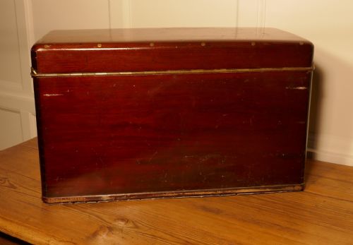 fig 4. Louis Vuitton Mahogany Automobile Running Board Tool Box for a Vintage Car