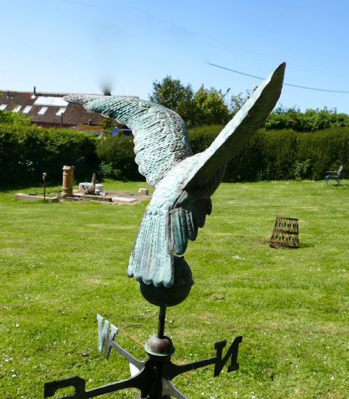 fig 1. Early 19th Century Copper Eagle, Weather Vane