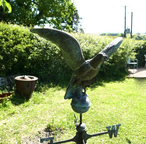 fig 2. Early 19th Century Copper Eagle, Weather Vane