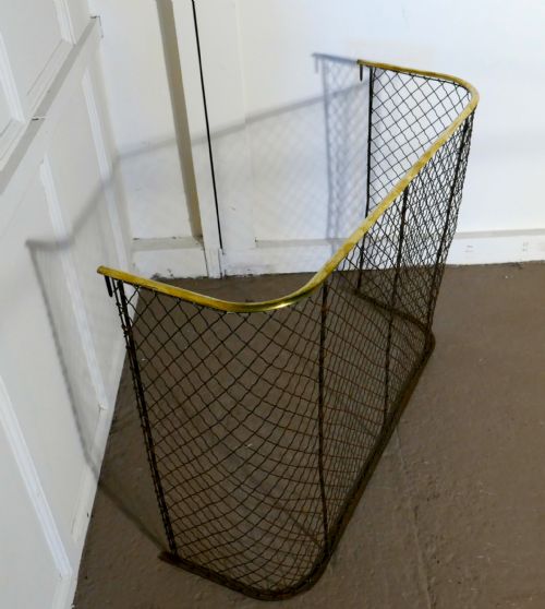 fig 2. A Victorian Nursery Fire Guard, Brass Fender