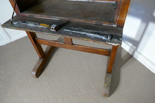 fig 4. A Very Rare Large French Oak Studio Easel