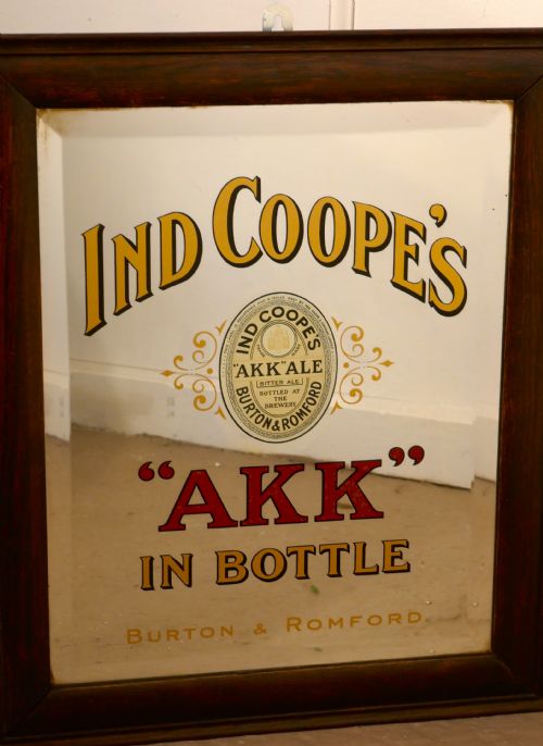 Advertising Mirror, Pub Mirror for Ind Coope Akk