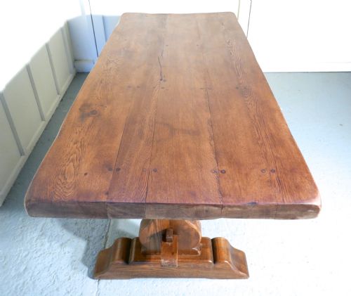 A Large French Oak Farmhouse Table, Table  Monastère