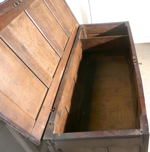 fig 2. 17th Century Carved Oak Coffer