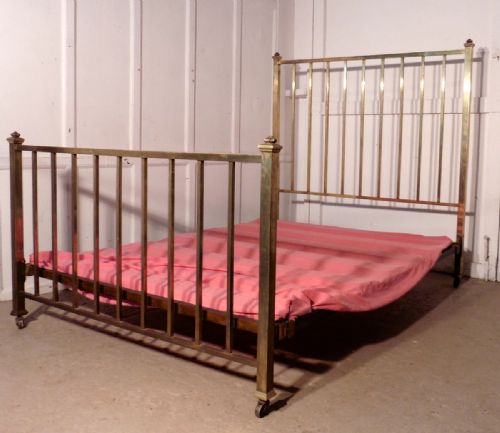 Lovely French Brass Double Bed