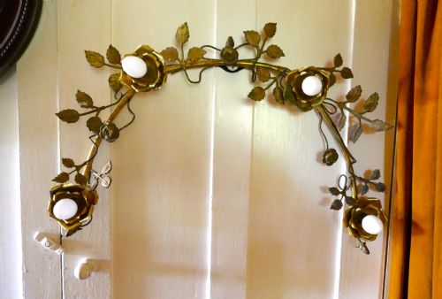 Decorative Brass Half Moon Brass Wall Light