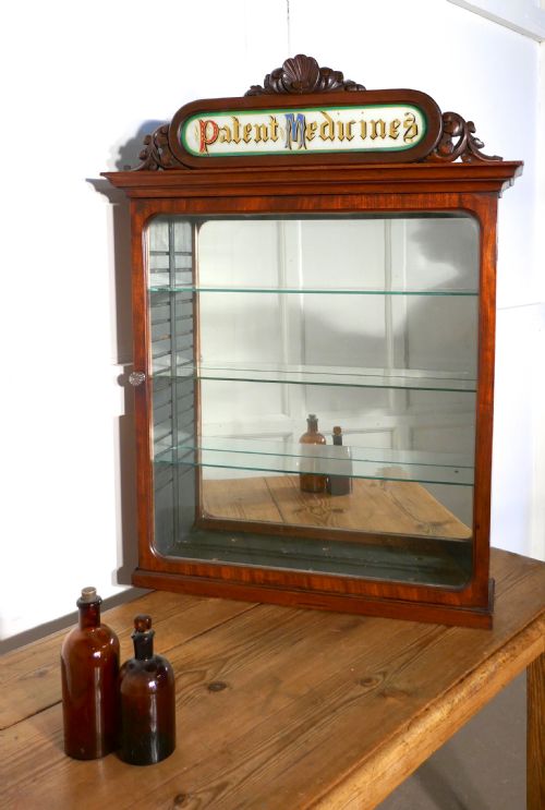 Victorian Mahogany Chemist Pharmacy Cabinet