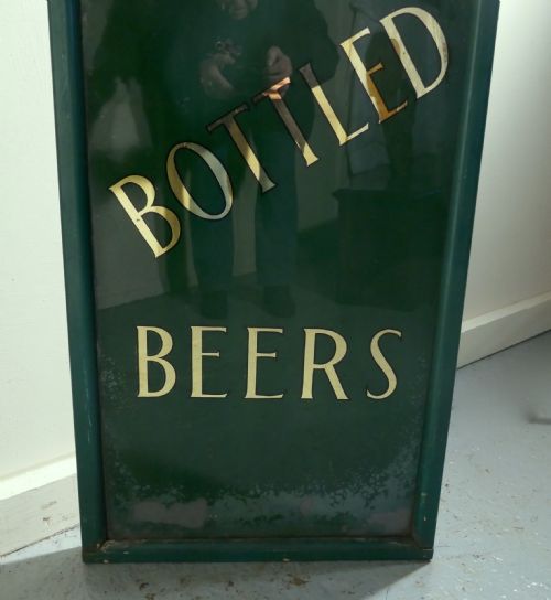 fig 1. 19th Century Pub Mirror Advertising Sign