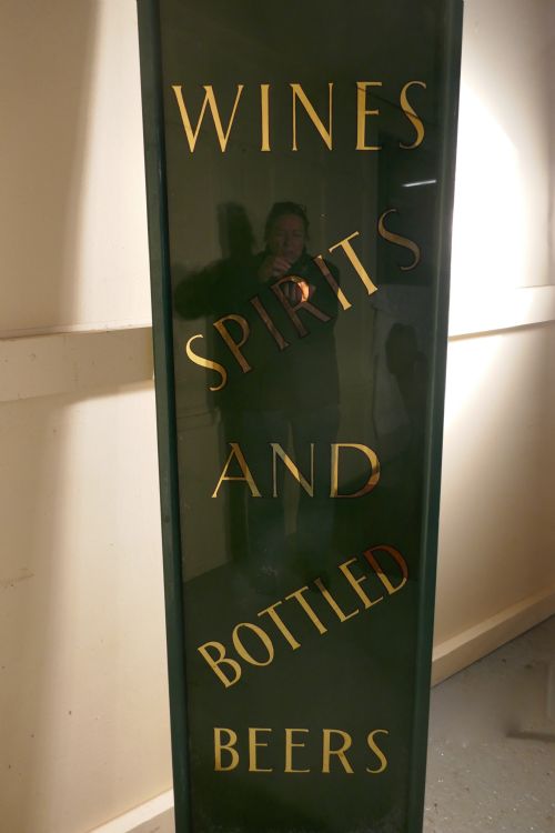 fig 2. 19th Century Pub Mirror Advertising Sign