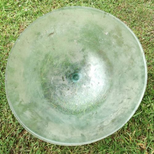 fig 5. 19th Century French Hand Made Glass Melon Cloche, cloche à melon ancienne