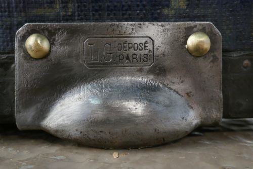 fig 1. Fitted Steamer Trunk or Cabin Wardrobe, Portmanteau by LG Paris