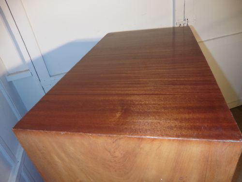 fig 1. A Tall French Art Deco Walnut Chest of Drawers in the Neo Classical Style