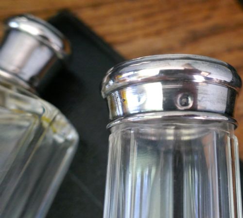 fig 5. Au Départ Fully Fitted Gentlemans Travelling Dressing Case, Hall Marked Silver