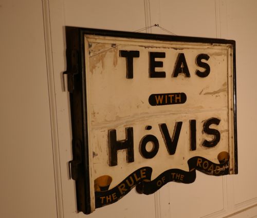 fig 1. 3 Dimensional Double Sided Wooden Hovis Tea Shop Sign