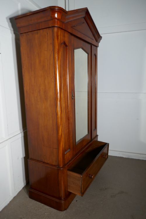 fig 1. Victorian Mahogany Single Wardrobe