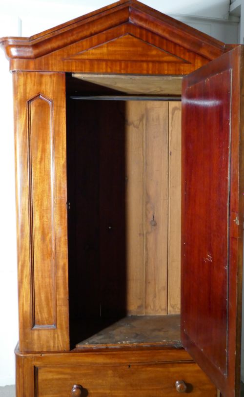 fig 2. Victorian Mahogany Single Wardrobe