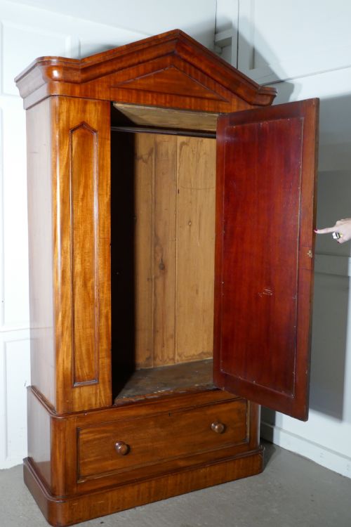 fig 3. Victorian Mahogany Single Wardrobe