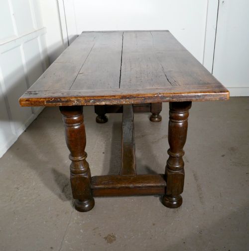 fig 1. Early Gothic Carved Oak Table 