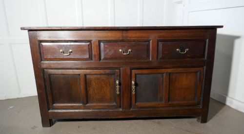 fig 2. Large 18th Century Oak Dresser Base, Sideboard