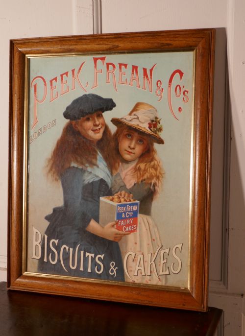 A Charming Advertising Sign, for Peek Frean & Co’s Biscuits and Cakes