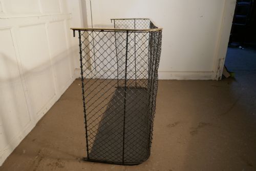 fig 3. A Victorian Nursery Fire Guard, Brass Fender