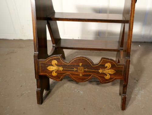 fig 2. French Painted Kitchen Step Ladder