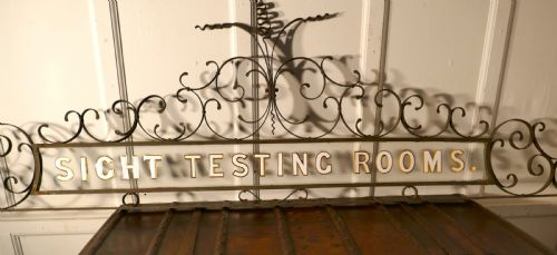fig 1. Large Opticians Sight Testing Room Shop Sign