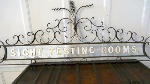 fig 3. Large Opticians Sight Testing Room Shop Sign