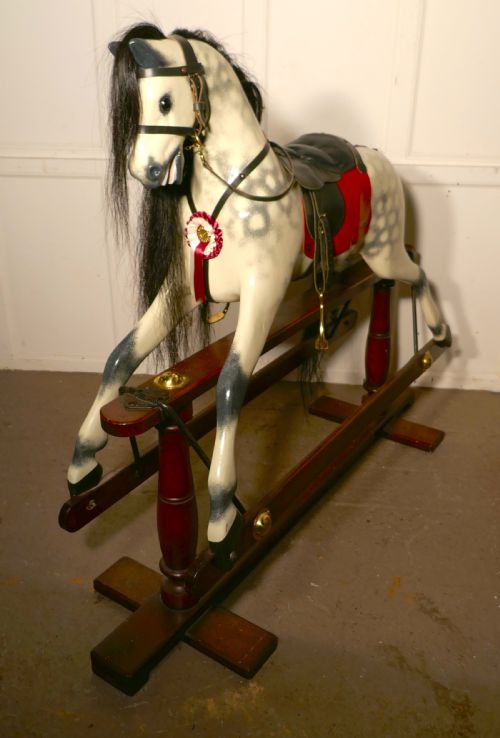 An Edwardian Rocking Horse by Lines Bros Ltd