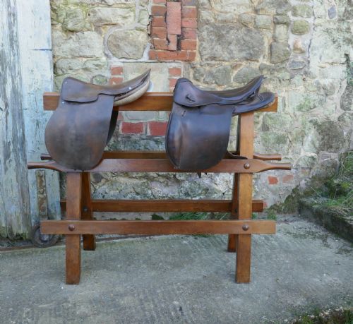fig 3. Heavy 19th Century Saddle Rack