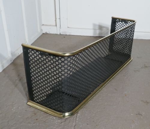 Brass and Iron Fireside Fender