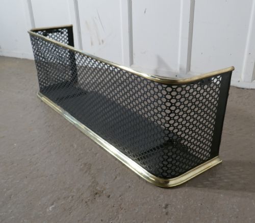 fig 1. Brass and Iron Fireside Fender