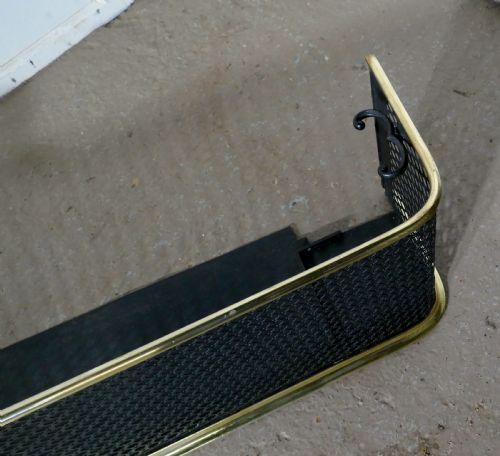fig 2. Brass and Iron Fireside Fender