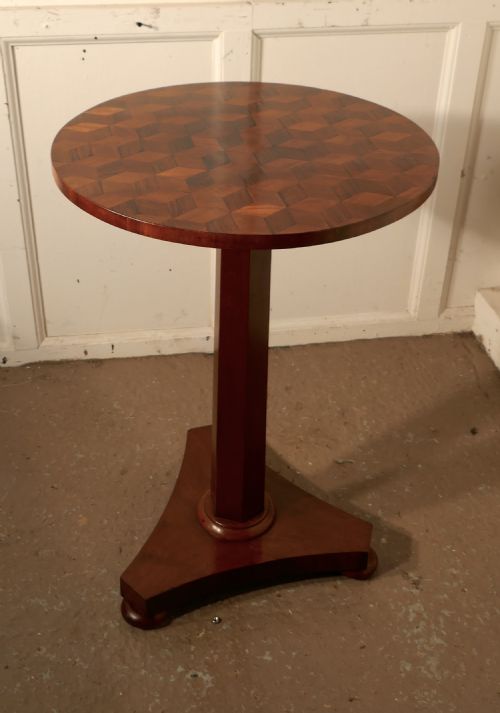 Unusual Inlaid Wine or Occasional Table
