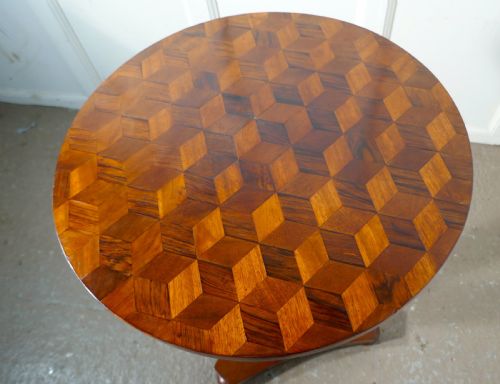 fig 2. Unusual Inlaid Wine or Occasional Table