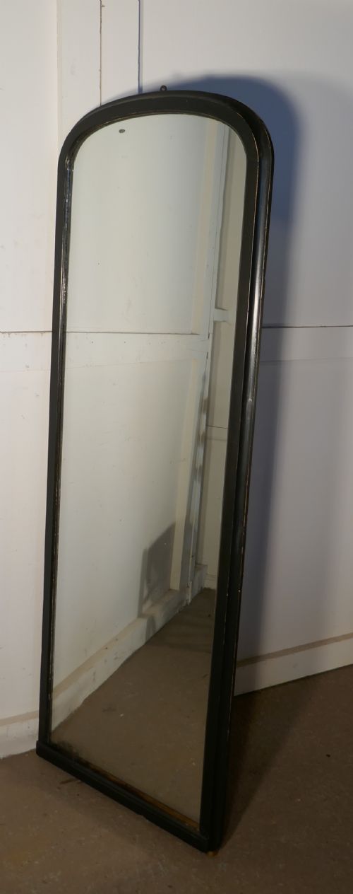 fig 1. A Tall Console Mirror, with Ebonised Frame