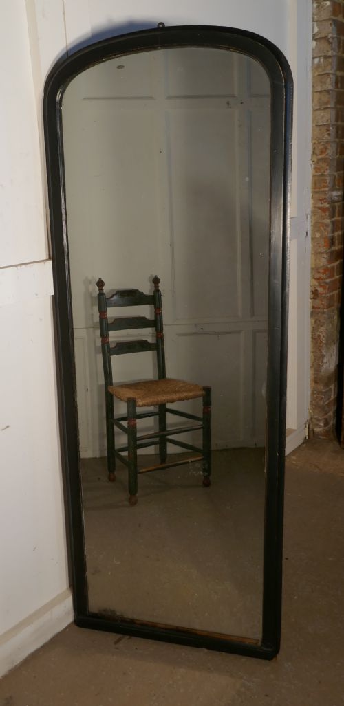 fig 3. A Tall Console Mirror, with Ebonised Frame