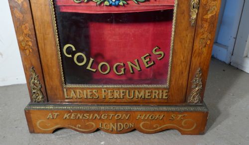fig 2. Superb Figured Walnut Perfume Cabinet from Barkers of Kensington