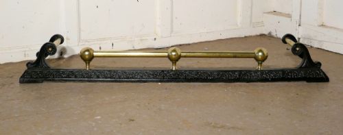 fig 3. Victorian Brass and Iron Fender