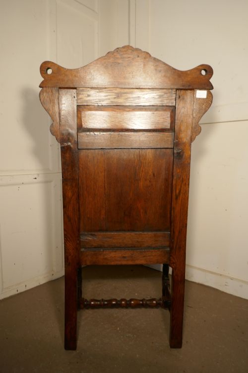 fig 3. 17th Century Carved Oak Wainscot Chair