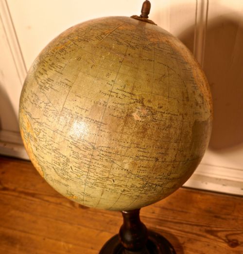 fig 1. A Set of French 19th Century Globes by G Thomas, Terrestre and Metrique