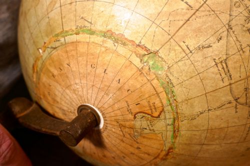 fig 2. A Set of French 19th Century Globes by G Thomas, Terrestre and Metrique